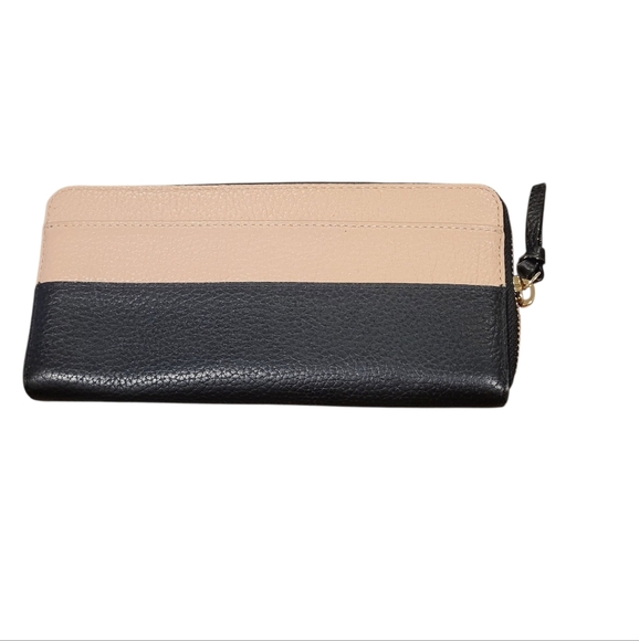 Kate Spade Black and Cream Zip Wallet - Picture 2 of 8